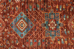 3x12 Brown and Multicolor Anatolian Traditional Runner