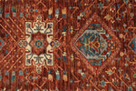 3x12 Brown and Multicolor Anatolian Traditional Runner