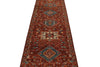 3x12 Brown and Multicolor Anatolian Traditional Runner