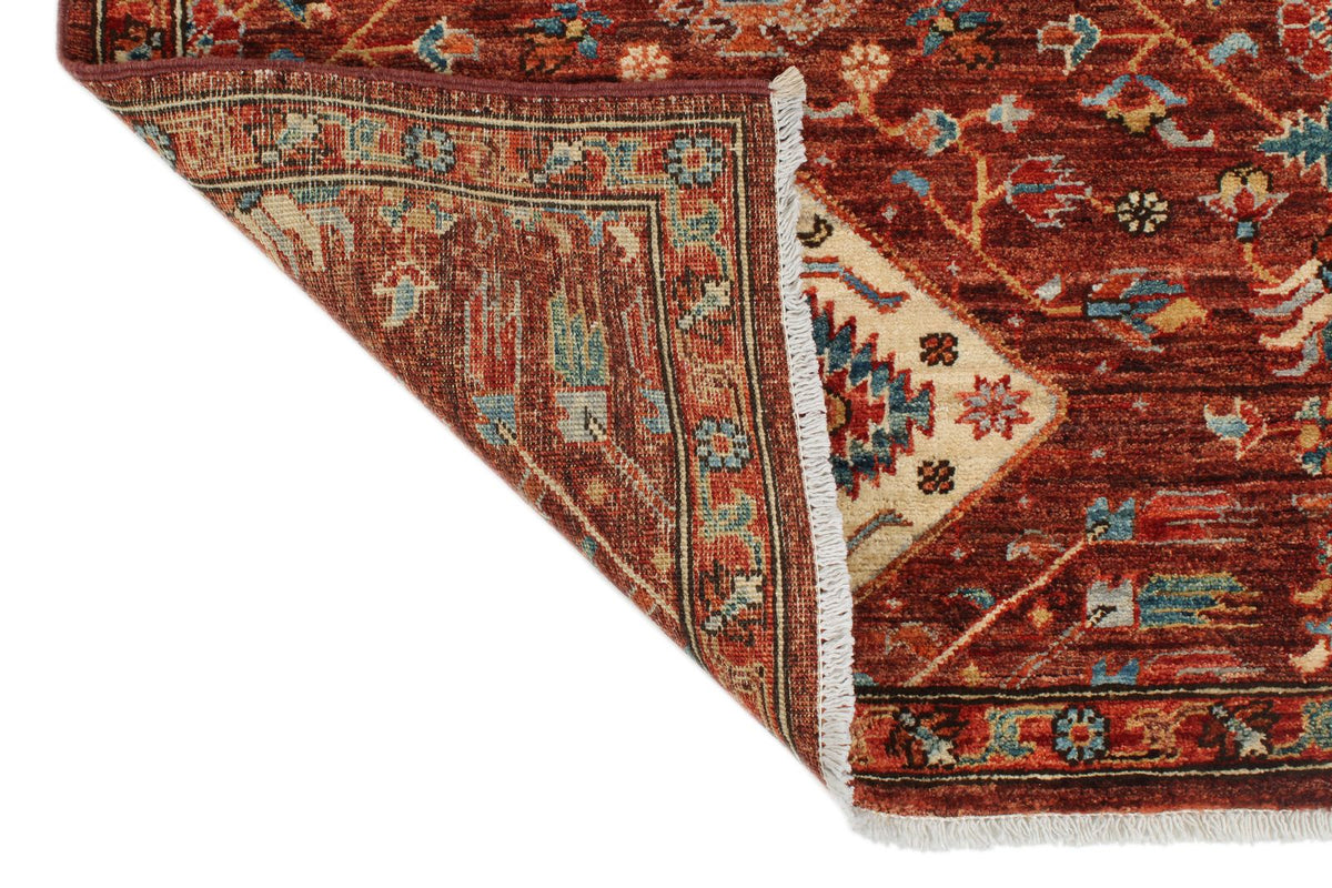 3x12 Brown and Multicolor Anatolian Traditional Runner