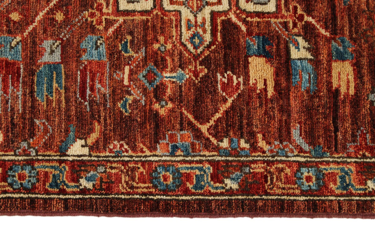 3x12 Brown and Multicolor Anatolian Traditional Runner