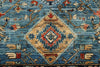 3x8 Navy and Light Blue Anatolian Traditional Runner