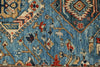 3x8 Navy and Light Blue Anatolian Traditional Runner