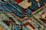 3x8 Navy and Light Blue Anatolian Traditional Runner
