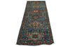 3x8 Navy and Light Blue Anatolian Traditional Runner