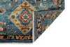 3x8 Navy and Light Blue Anatolian Traditional Runner