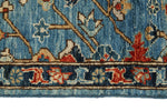 3x8 Navy and Light Blue Anatolian Traditional Runner