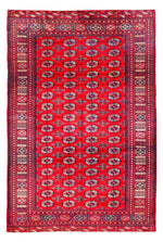 6x9 Red and Red Tribal Rug