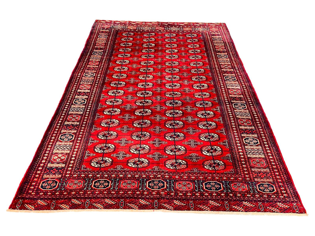 6x9 Red and Red Tribal Rug