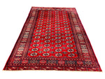 6x9 Red and Red Tribal Rug