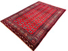 6x9 Red and Red Tribal Rug