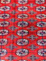 6x9 Red and Red Tribal Rug