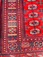 6x9 Red and Red Tribal Rug