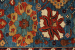 8x10 Light Blue and Green Anatolian Traditional Rug