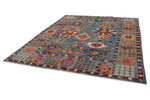 8x10 Light Blue and Green Anatolian Traditional Rug