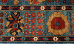 8x10 Light Blue and Green Anatolian Traditional Rug