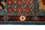 8x10 Light Blue and Green Anatolian Traditional Rug