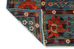 8x10 Light Blue and Green Anatolian Traditional Rug