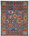 8x10 Light Blue and Green Anatolian Traditional Rug