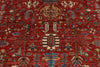 8x10 Rust and Light Blue Anatolian Traditional Rug