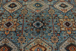 8x10 Light Blue and Gray Anatolian Traditional Rug