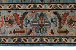 8x10 Light Blue and Gray Anatolian Traditional Rug