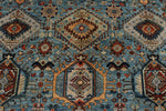 8x10 Light Blue and Gray Anatolian Traditional Rug