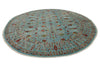 10x10 Light Blue Turkish Tribal Rug