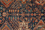 8x10 Rust and Navy Anatolian Traditional Rug