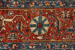 8x10 Rust and Navy Anatolian Traditional Rug