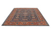 8x10 Rust and Navy Anatolian Traditional Rug