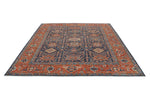 8x10 Rust and Navy Anatolian Traditional Rug