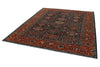 8x10 Rust and Navy Anatolian Traditional Rug