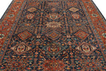 8x10 Rust and Navy Anatolian Traditional Rug