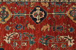 8x10 Rust and Navy Anatolian Traditional Rug