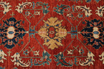 8x10 Rust and Navy Anatolian Traditional Rug