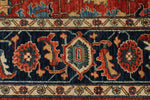 8x10 Rust and Navy Anatolian Traditional Rug