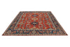 8x10 Rust and Navy Anatolian Traditional Rug