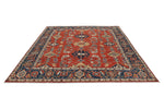 8x10 Rust and Navy Anatolian Traditional Rug