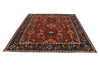 8x10 Rust and Navy Anatolian Traditional Rug