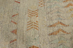 14x19 Ivory and Rust Turkish Tribal Rug
