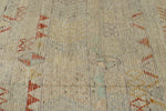 14x19 Ivory and Rust Turkish Tribal Rug
