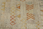 14x19 Ivory and Rust Turkish Tribal Rug