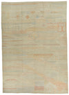 14x19 Ivory and Multicolor Turkish Tribal Rug