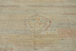 14x19 Ivory and Multicolor Turkish Tribal Rug