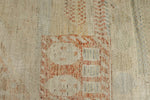 14x19 Ivory and Multicolor Turkish Tribal Rug