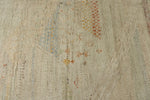 14x19 Ivory and Multicolor Turkish Tribal Rug