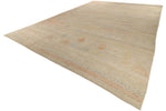14x19 Ivory and Multicolor Turkish Tribal Rug