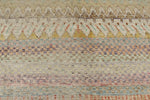 14x16 Ivory and Multicolor Turkish Tribal Rug
