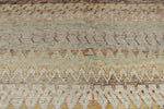 14x16 Ivory and Multicolor Turkish Tribal Rug